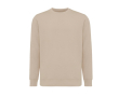 Unisex slim-fit sweatshirt in recycled cotton, 280 g/m² colour camel