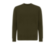 Unisex slim-fit sweatshirt in recycled cotton, 280 g/m² colour khaki