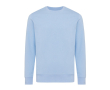 Unisex slim-fit sweatshirt in recycled cotton, 280 g/m² colour cyan blue