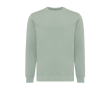 Unisex slim-fit sweatshirt in recycled cotton, 280 g/m² colour olive green