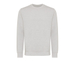Unisex slim-fit sweatshirt in recycled cotton, 280 g/m² colour heather light grey