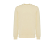 Unisex slim-fit sweatshirt in recycled cotton, 280 g/m² colour light yellow