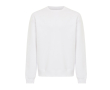 Unisex crew neck sweatshirt with fleece modern fit 340 g/m² Iqoniq Torla colour off white