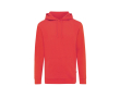 Recycled and organic cotton sweatshirt, 340 g/m² colour red