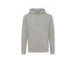 Soft undyed eco cotton sweatshirt with logo, 340 g/m² colour heather light grey