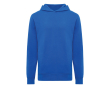 Branded unisex hoodie in recycled cotton, 280 g/m² colour royal blue