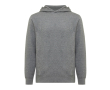 Branded unisex hoodie in recycled cotton, 280 g/m² colour taupe grey