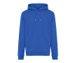 Unisex hoodie with brushed fleece 340 g/m2 Iqoniq Joshua colour royal blue