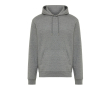 Unisex hoodie with brushed fleece 340 g/m2 Iqoniq Joshua colour marbled grey