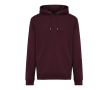 Unisex hoodie with brushed fleece 340 g/m2 Iqoniq Joshua colour garnet
