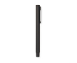 Elegant pen in recycled stainless steel with blue ink colour black