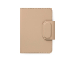 Passport holder with dual Bluetooth 5.2 tracker colour ivory