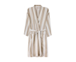 Recycled cotton hammam-style robe, adjustable fit, L/XL, 200 g/m² colour beige