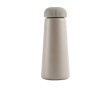 Tapered recycled steel thermal bottle, 450 ml colour grey