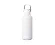 Double-wall thermal bottle with straw and leakproof lid 600ml colour white