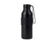 Double-wall recycled stainless steel bottle 500 ml colour black