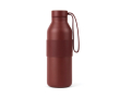 Double-wall recycled stainless steel bottle 500 ml colour burgundy