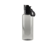 RPET bottle for cold drinks with carry handle, 600 ml colour black