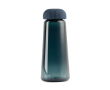 Cone-shaped RPET bottle with easy-grip lid, 575 ml colour blue