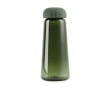 Cone-shaped RPET bottle with easy-grip lid, 575 ml colour green