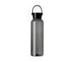 Recycled rPET bottle, minimalist design, steel lid, handle, 550ml colour black