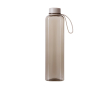 Recycled rPET bottle, modern functional design, leak-proof lid, 550ml colour ivory