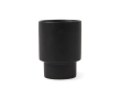 Recycled clay mug with Scandinavian design, 300 ml colour black