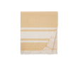 Quick-dry cotton hammam beach towel, 360 g/m² colour yellow