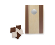 Wooden cornhole game with bags, ideal for outdoor use colour brown