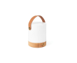 Eco portable torch with two light modes and wooden base colour brown