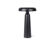 Recycled table lamp, warm and white light, touch control colour black