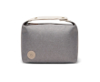 Recycled polyester toiletry bag with inner pocket and handle colour grey