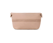 Expandable recycled plastic toiletry bag with durable zip 7L colour ivory