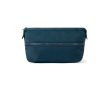 Expandable recycled plastic toiletry bag with durable zip 7L colour navy-blue
