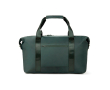 Lightweight eco travel bag with zip and 36.5L capacity colour green