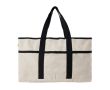 Recycled cotton beach bag with built-in towel, 500 g/m² colour off white