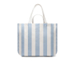 Recycled cotton beach bag with straps and handles 390 g/m² colour light blue