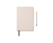 A5 lined notebook and pen set with gift box colour white