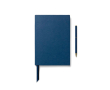 A5 lined notebook and pen set with gift box colour navy-blue