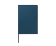 A5 softcover notebook with recycled paper, lined pages colour navy-blue