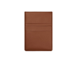 Polyester laptop sleeve with built-in mouse mat, 14\" colour brown