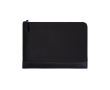 Padded recycled polyester laptop sleeve with zip, 16\" colour black