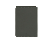 Synthetic leather passport and card holder with RFID protection colour green