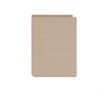Synthetic leather passport and card holder with RFID protection colour ivory