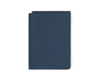 Synthetic leather passport and card holder with RFID protection colour navy-blue