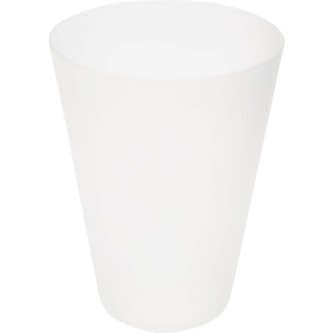 Translucent reusable plastic tumbler with matte finish, 300 ml