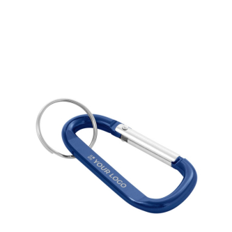 Aluminium keyring in carabiner shape, Aluclip