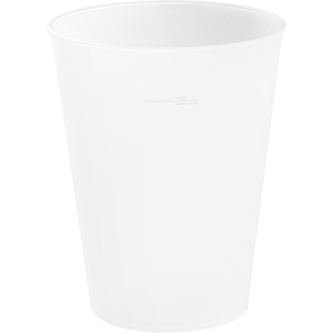 Single-wall plastic party cup made in Europe 330ml