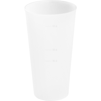 Plastic party cup made in Europe single wall 620ml