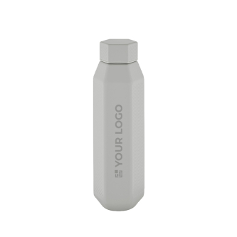 Leak-proof hexagonal recycled stainless steel bottle 500 ml